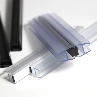 Bathroom Waterproof Shower Seal Strip Rubber PVC Silicone Soundproof Edge Seal with Cutting Service Customizable Length