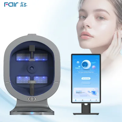 Professional AI Facial Analyzer 3D Topography Wrinkle Analysis Anti-Aging Spot Acne UV Detection Skin Analysis Machine