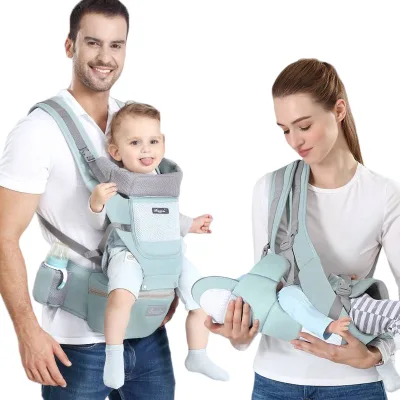 Modern Mesh Baby Carrier Hip Baby Carrier Ergonomic Baby Carrier With Foldable Hood Cover