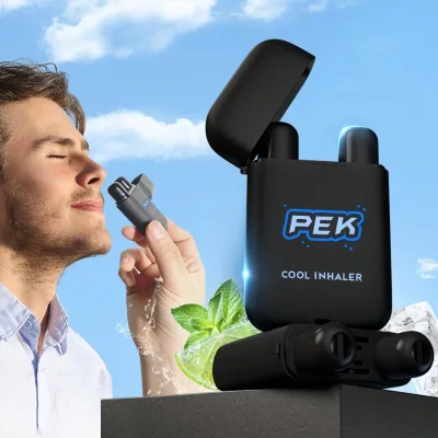 New Arrival Vegan Nasal Cooling Stick Double-Hole Clamshell Solid Anti-motion Sickness and Drowsy Driving Oil for Body Use