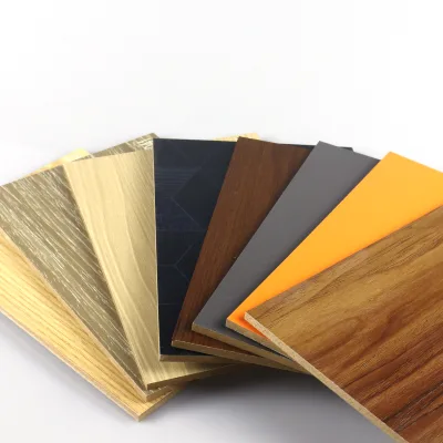 High Quality 3mm One Side Plain Mdf Panel Melamine Mdf Board for Office Furniture