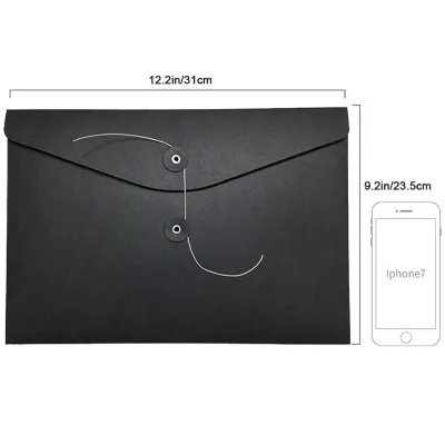 Custom Size Kraft String and Washer Closure Envelopes