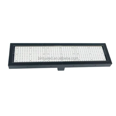 Water Cooled 395nm UV Primer Curing Lamp for Wood Primer Furniture Coating Remote Control AC Powered Fast Dryer LED Light