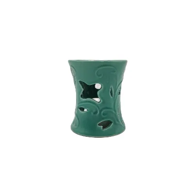 New Ceramic Wax Melt Candle Professional Ceramic Aromatherapy Stove Hollowed Out Aromatherapy Essential Oil Creative Home Crafts