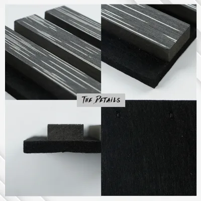 High Density Wooden MDF Wall Eco-Friendly Design Highly Effective Sound Absorption Insulation NRC 0.9 5+ Year Warranty for
