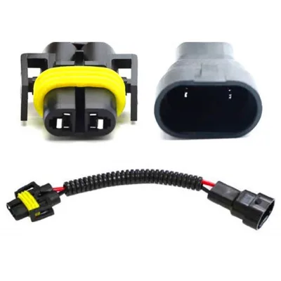9006 to H11 H8 Wiring Harness Plug Cable Socket Connector for Headlight & Fog Light Conversion Product Category Cables