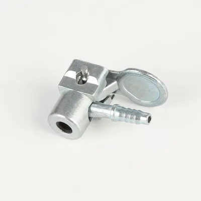 6.3mm Tire Valve Air Chuck Car Track Tyre Airline Inflator Connector Brass Clip-on Valve Zinc Alloy Tire Repair Tools