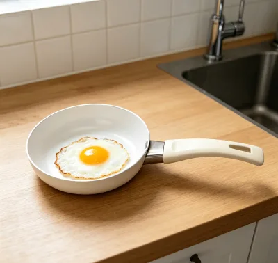 Promotion Classic Design Mini 14cm Nonstick Ceramic Aluminum Cookware One Egg Fry Pan with Spiral Bottom Bakelite Handle Sarten
