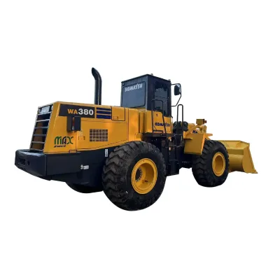 Used Komatsu WA380 Loader with High Fuel Efficiency Second Hand Komatsu Front Wheel Loader for Sale in Low Price