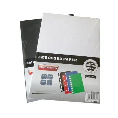 Binding Book Cover Embossed Paper A4
