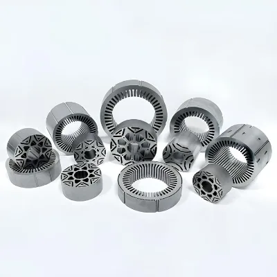 Using Self Bonding Electrical Steel Custom Wire EDM Laminated Cores for Various Motor Stators and Rotors According to Drawings.