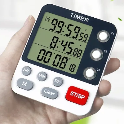 Hot Sale Clock Alarm Clock Can Mute Flash Timer Double Timer Same Screen Time Manager