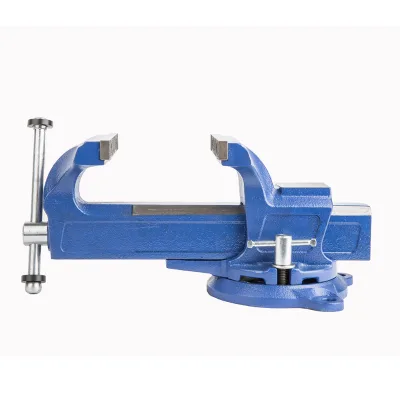 83308 Utility Cast Bench Vise Light Duty Bench Vice Swivel Base Machine Vise FIXED ANVIL TYPE