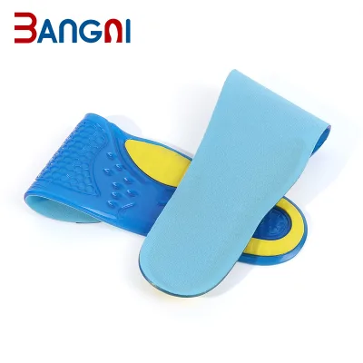 Two-color Soft Sweat-absorbent Arch Support Athletic Everyday TPE Insoles