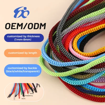 Custom 5mm 4-Pin Hollow Core Crochet Yarn 2700D, Wholesale Polyester Craft Rope for Hand Knitting, Weaving & Garment Accessories