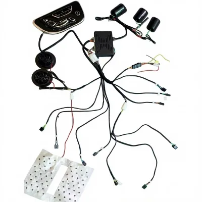 EYESAUTO Luxury Comfort Car Motorhome Multi-function Retrofit Switch 12-way Seat Controller Heating Cooling Massage Footrest