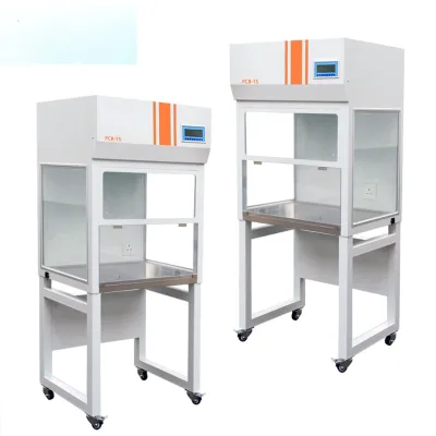 10 Degree Sloped Front PCR Workstation Intelligent Microcomputer Control Stainless Steel Lab Clean Bench