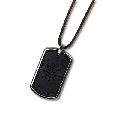Volcanic stone pendant square sunflower with stainless steel frame and stainless steel chain