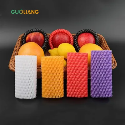 Foam Sleeves Foam Shockproof Fruit Net Cover Plastic Mesh Tube Protector Flexible