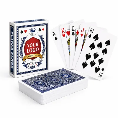 Wholesale Custom Logo Playing Cards Personalized Paper Playing Cards with Box Bulk Card Deck for Wedding Favors & Parties