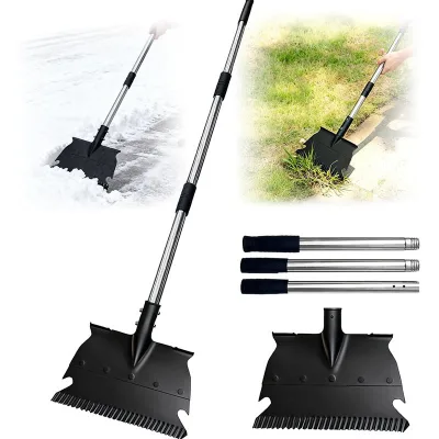 Steel Blade Snow Shovel for Clearing Ice and Snow Lightweight Design for Quick Road Surface De-icing