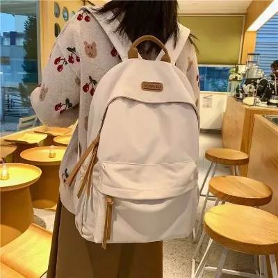 2026 New Simple Nylon 36-55L Korean-Style Fashionable Backpack Water-Resistant Feature Neural Bridge Technique for Middle High