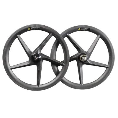 16inch 349 Full Carbon Folding Bike Wheels Customized OEM Five-spoke 5spoke Wheelset UD/3K/12K/Marble/18K