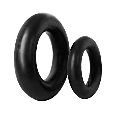 6.00-9, 6.90-9, 6.00/6.90-9, 6.90-6.00-9 (21x8-9) Forklift and Trailer  Inner Tube with a JS2 Bent Metal Valve