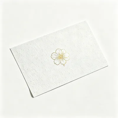 Customized Eco-friendly Plant Paper Products Hot Stamp Printed Plant Seeds Paper