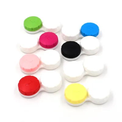 Hot Sale PP Plastic Wholesale Durable Empty Container Contact Lenses Case with CE Certification
