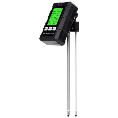 Hot Sale 6 in 1 Industrial Soil Meter Tester Backlight Soil Survey Instrument Fertility pH Moisture Temp Sunlight Humidity Test