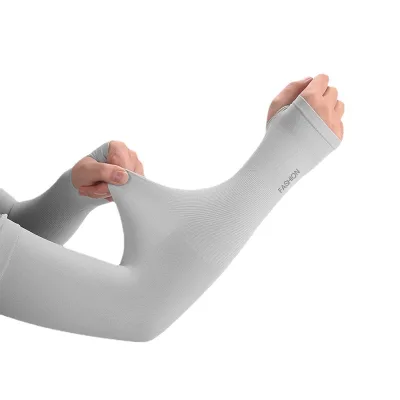 Sun Long Sleeves UV Protection Cooling Arm Sleeves-Thumb Hole Sun Sleeves Cover for Running, Cycling, Biking