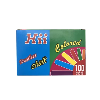 Wholesale Dustless Calcium Sulfate Chalk 100 Pieces of White and Colored for Classroom Office Writing Teacher Teaching Tool