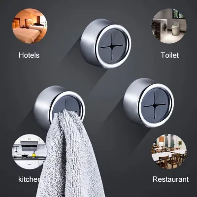 1PCS Non Punching Dishwashing Cloth Storage Clip Dishcloth Clip Kitchen Household Gloves Hook Towel Rack Hole Clip Wall Hanging