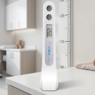 Hot Sale Household Kids Ultrasonic Digital Wireless Body Height Meter Portable Key Wells Attributes Measure Height Linear