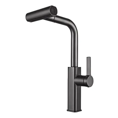 Bathroom Brass Faucet Made in China Home Hotel Modern Luxury Kitchen Faucets With Pull Out Spout Faucet Kitchen Sink