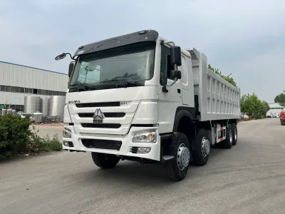 Second Hand Sinotruk Howo 7 8x4 Dump Truck 371/375/400Hp WEICHAI Diesel Engine 12 Tires Mining Transport Africa Market