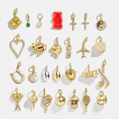 PDANY Custom DIY Build Your Own Multi Stainless Steel Tarnish Free Charm Vintage Camera Headphone Game Console Charm Pendants