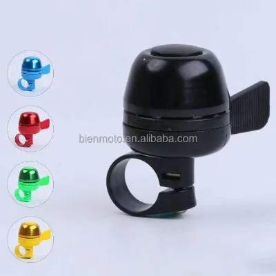 Bicycle Bell Aluminum Alloy Handlebar Mount Loud Crisp Sound Adjustable Clamp for Mountain Road Bike Cycling Accessory