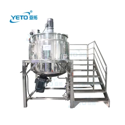 Yeto Stainless Steel Steam Heating Homogenizing Mixing Tank Liquid Soap Making Machine Daily Chemical Production Line