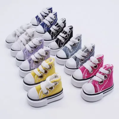 2026 Wholesale Hight Quality 3.5cm*2cm*3cm 1/6 BJD 30 cm Doll Canvas Shoes Canvas for Elf Doll Sneakers Shoes