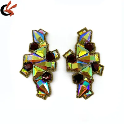 Customized Design Welcome Iron-on Hot fox Rhinestone Appliques for Carnival Costume Embellishment