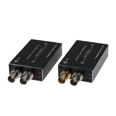 3G-SDI Video + 8-Channel Embedded Audio + Tally & RS485 Data Over Single Fiber 1080P 60Hz with -20℃ to +70℃  Wide Temperature