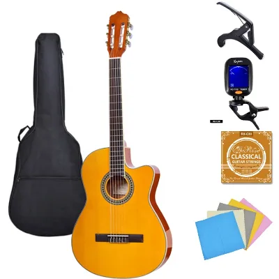 Hot Sale Beginner Set with Strings Capo Tuner Bag Classical Guitar China