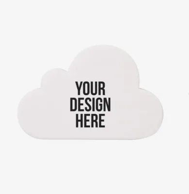 Custom Promo Cloud Shape Stress Reliever Squeeze Toy Foam Ball Giveaway Logo Printing Wholesale Bulk Order