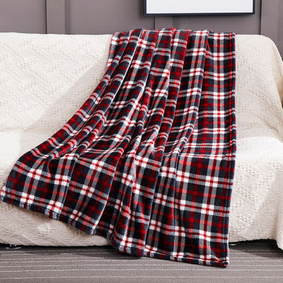 Plush Plaid Blankets for Winter Soft Warm Winter Checkered Blankets and Throws