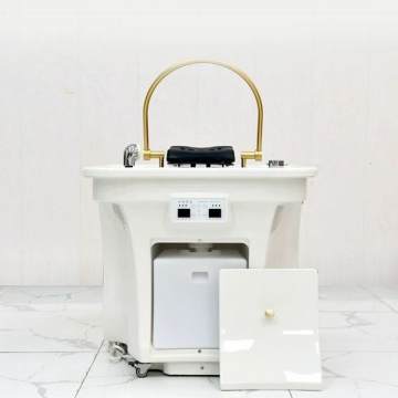 Customized Washing Hair Crystal Glass Stainless Steel Prison Wash Basin