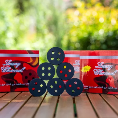 Hookah Charcoal Hot-sale Products the Nobility in Charcoal Round Quick and Convenient 50mm with 4 Holes
