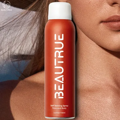 OEM ODM Self Tanning Water Spray 150 ml Oil-Free & Non-Comedogenic Formula for Body and Face Skin Self Tan Spray