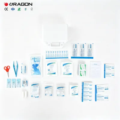Dragon Professional First Aid Box PP Plastic High Impact Medical Storage Box for Wilderness Survival Sports Team Gym Safety